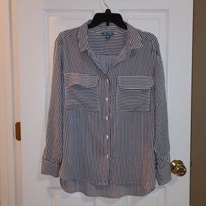 FLEUR BLEUE button down blouse, Large